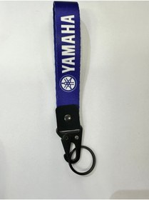 Resim H&Baksesuar Yamaha motor Uyumlu anahtarlığı mavi 21 cm 
