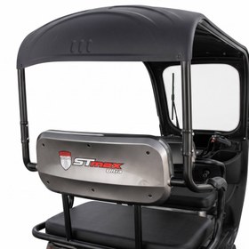 Resim Stmax Ultra 3 Tekerli Kabinli Elektrikli Moped - Gri 