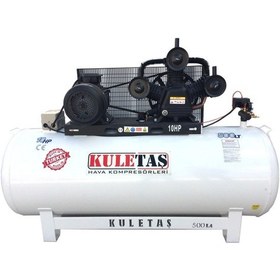 Resim Kuletaş 500 Litre 8 Bar 10 HP Hava Kompresörü 