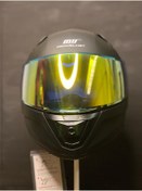 Resim MTS Prohelmet M-801-GOLD Mat Siyah Altın Fullface Motosiklet Kaskı - Güneş Vizörlü 