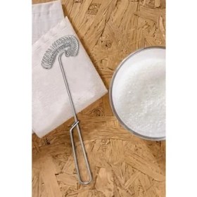 Resim Yaylı Yumurta Çırpıcı Metal Mikser Krem ve Sos Karıştırıcı Pratik Mutfak Aparatı 