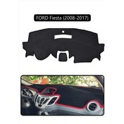 Resim Ford Fiesta 2008-2017 Torpido Koruma Halısı Siyah Kenar 