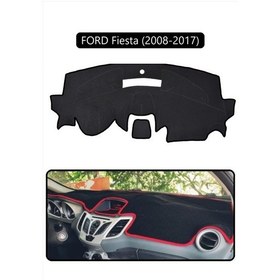 Resim Ford Fiesta 2008-2017 Torpido Koruma Halısı Siyah Kenar 