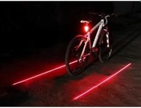 Resim Bisiklet Lazer Güvenlik Şeriti Led Stop Lambası 7 Fonksiyon 5 Led 