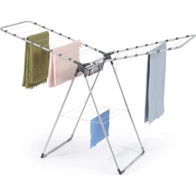 Resim UltraNova Siyah Metal Telli Çamaşır Kurutmalık Mandallı, Dayanıklı ve Şık Tasarım 