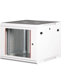 Resim LANDE - 9U 19" Duvar Tipi Rack Kabinet - Genişlik: 600 mm | Derinlik: 600 mm - Açık Gri (Demonte) 