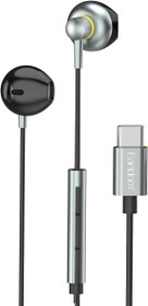 Resim Earldom Type-C Kablolu Stereo Kulaklık, Ergonomik ve hafif tasarım (Mikrofonlu) 