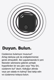 Resim L'eDoren iTag Akıllı Takip Cihazı - İphone mu Bul Uygulamasıyla Çalışır Apple ile uyumlu 