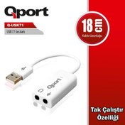 Resim Qport Q-USK71 7.1 Mini Ses Kartı 