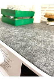 Resim garaccu Keçe Çamaşır Makinesi Örtüsü Makine Üstü Pad 50*60 Cm 