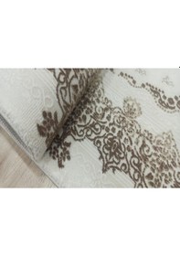 Resim Pera Vizon Kadifemsi Yüzey Polyester Halı 27388 Vizon 