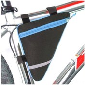Resim Bisiklet Triangular Çerçeve Çantası - Su Geçirmez, Yansıtıcı Şeritli, Kolay Kurulum, Anahtar/ Telefon Saklama - Mavi 19x18x4.5cm Çok Renkli Çok Renkli 