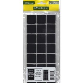 Resim Pacific 6030 Bl Yapışkanlı Keçe 30 mm x 30 mm Siyah 
