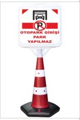 Resim Burada Reklam Reklam Park Dubası Uzun Jumbo 55x50 Otopark Girişi Park Yapılmaz Kaldırım A+ Plastik 146 Cm 