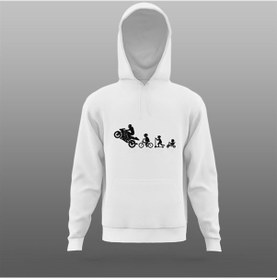 Resim Grow up to left Beyaz Sweatshirt Modeli 