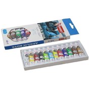 Resim Mikro Akrilik Boya Tüp 9 ML 12 Renk AB-09 