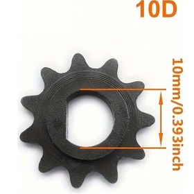 Resim Motion003 10d 11t Yüksek Hız Zincir Dişlisi My1020 Fırçalı Dc Motor Dayanıklı Demir Yapı 