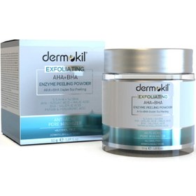 Resim Dermokil Exfoliating AHA BHA Enzyme Peeling Powder - Toz Peeling 50g 
