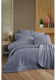 Resim Elart Çeyiz Paketi Vanetta 10 Parça Mavi Mavi 