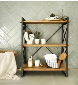 Resim UMUTPARK METAL AHŞAP 3 KATLI SEHPA. 
