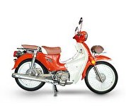 Resim Falcon Retro 110I Cup Kırmızı Motosiklet - 2024 Model 