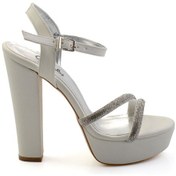 Resim Beyaz Kadın Abiye Ayakkabı K05137012409 Diğer 