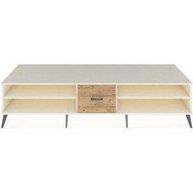 Resim Kronos Tv Ünitesi 2 Raflı Tek Çekmeceli 220x59x51 Aytaşı-aytaşı/çam Aytası/atlas Çam - Aytası 