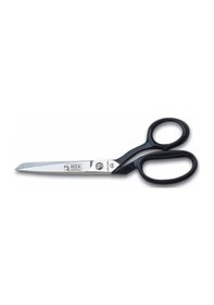 Resim A4115-9 Tekstil / Yatık Regula Makası No: 9 İnç / 22,86 Cm - Nikel Kaplama, Siyah Saplı 