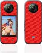 Resim Yaz Arı Çizilmez Koruyucu Film Etiket Insta360 One X3 Aksiyon Kamerası İçin Kamera Aksesuarları - Kırmızı 