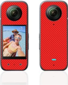 Resim Yaz Arı Çizilmez Koruyucu Film Etiket Insta360 One X3 Aksiyon Kamerası İçin Kamera Aksesuarları - Kırmızı 