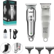 Resim Vgr Saç Sakal Tıraş Makinesi Mini Şarjlı Metal Profesyonel Vgr V-071 