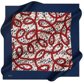 Resim Aker Sura İpek Eşarp 8523701 - 322 Lacivert Hasır Desen lacivert 