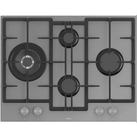 Resim Ferre Flowart Serisi Gri Ankastre Set ED078 - QBL63CPR - D079 