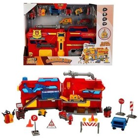 Resim 4539 Maxx Wheels Sesli Ve Işıklı Garaj Seti İnşaat Garajı -sunman 