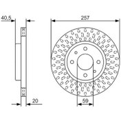 Resim BOSCH 0986479W68 0060806137 51749124 (WH322376) (Fiyat:2 Adet 