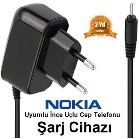Resim Nokia 5310 Xpress Music ince Uçlu Cep Telefonu Şarj Cihazı Aleti (2 YIL İTHALATÇI Garantili) 