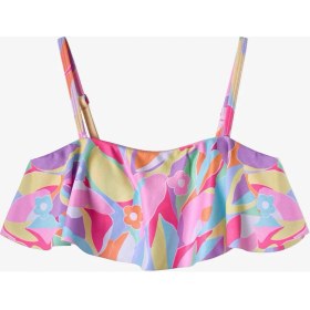 Resim Penti Renkli Genç Kız Tropic Bandeau Bikini Takımı 