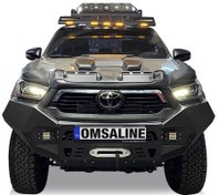 Resim OMSA Toyota Hilux Dakar Çelik Ön Tampon Sensörlü 2020 ve Sonrası 