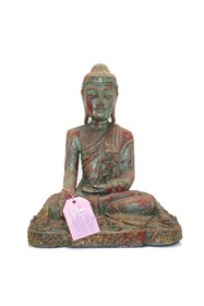 Resim Genel Markalar Ahşap Oturan Buda Figürü 2/1 
