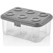 Resim Urve Çaybardağı Taşıma Kabı 6 Bölmeli 3370 Şeffaf 