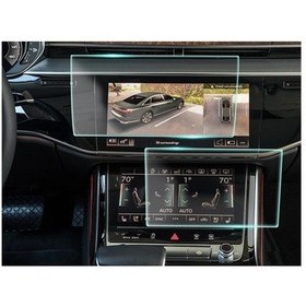 Resim Audi A8 A8l Navigasyon Ve Klima Kontrol Uyumlu Ekran Koruyucu 9h 