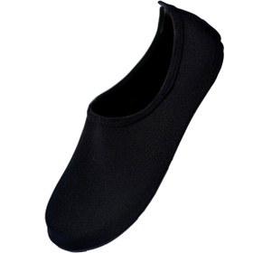 Resim Peluche Siyah Erkek Çocuk Deniz Ayakkabısı MAN BLACK 