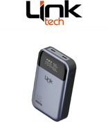Resim Linktech MP12 Premium Dijital Ekranlı Çift Type-C Çıkış 40W Hızlı Şarj Uçakta Taşınabilen 10.000mAh PowerBank 