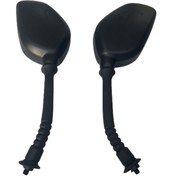 Resim MotoExpress Rks Kuba Spontini110 Zenzero125 Vn50 Pro Uyumlu Sağ Sol Dikiz Aynası Takımı Seti Om 