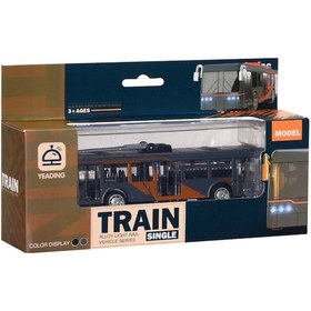 Resim Yd636 Canem Metal Çek Bırak Müzikli Otobüs 