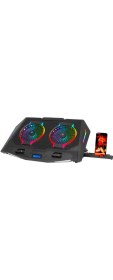 Resim Frisby FNC-5250ST RGB GS2 Notebook Soğutucu & Stand (2x140mm Fan) 