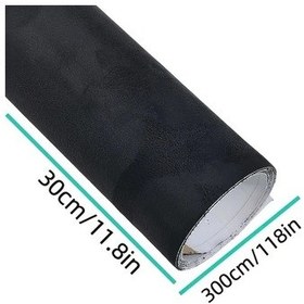 Resim Topshop1 Kendinden Yapışkanlı Saten Oto İçi Dekorasyon Ve Mobilya Kaplama 11.8x118in Siyah 