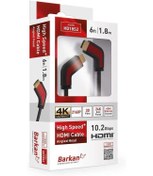 Resim Barkan HD18S2 High Speed+ HDMI Cable 10.2 Gbps 6 Ft 1.8 M 