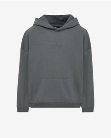 Resim Skechers M Essential Hoodie Sweatshirt Erkek Antrasit Sweatshirt S242110-003 