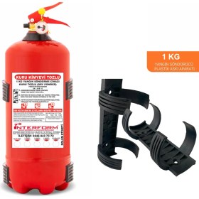 Resim İnterform 2 kg Abc Kuru Kimyevi Tozlu Yangın Söndürme Tüpü 